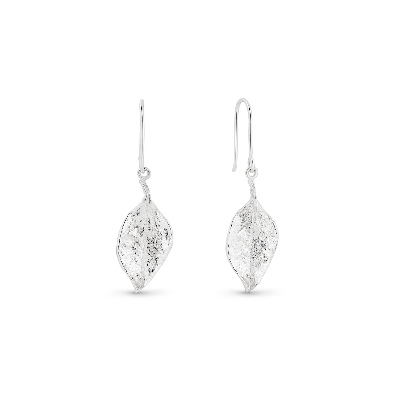 Sterling Silver Pohutukawa Drop Earrings
