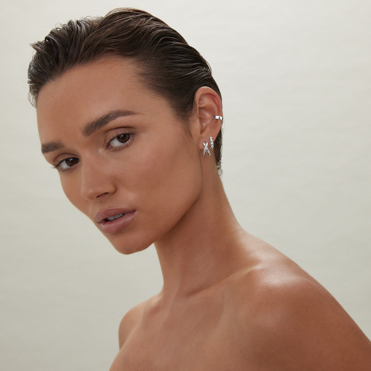 Moonkiss Huggie Earrings