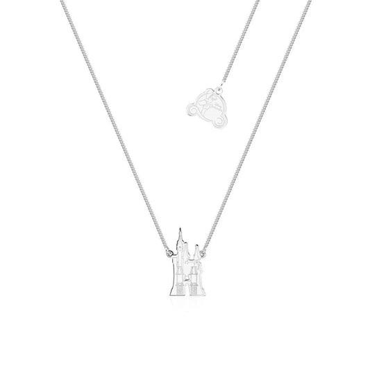 Disney - Cinderella Castle Necklace - Silver