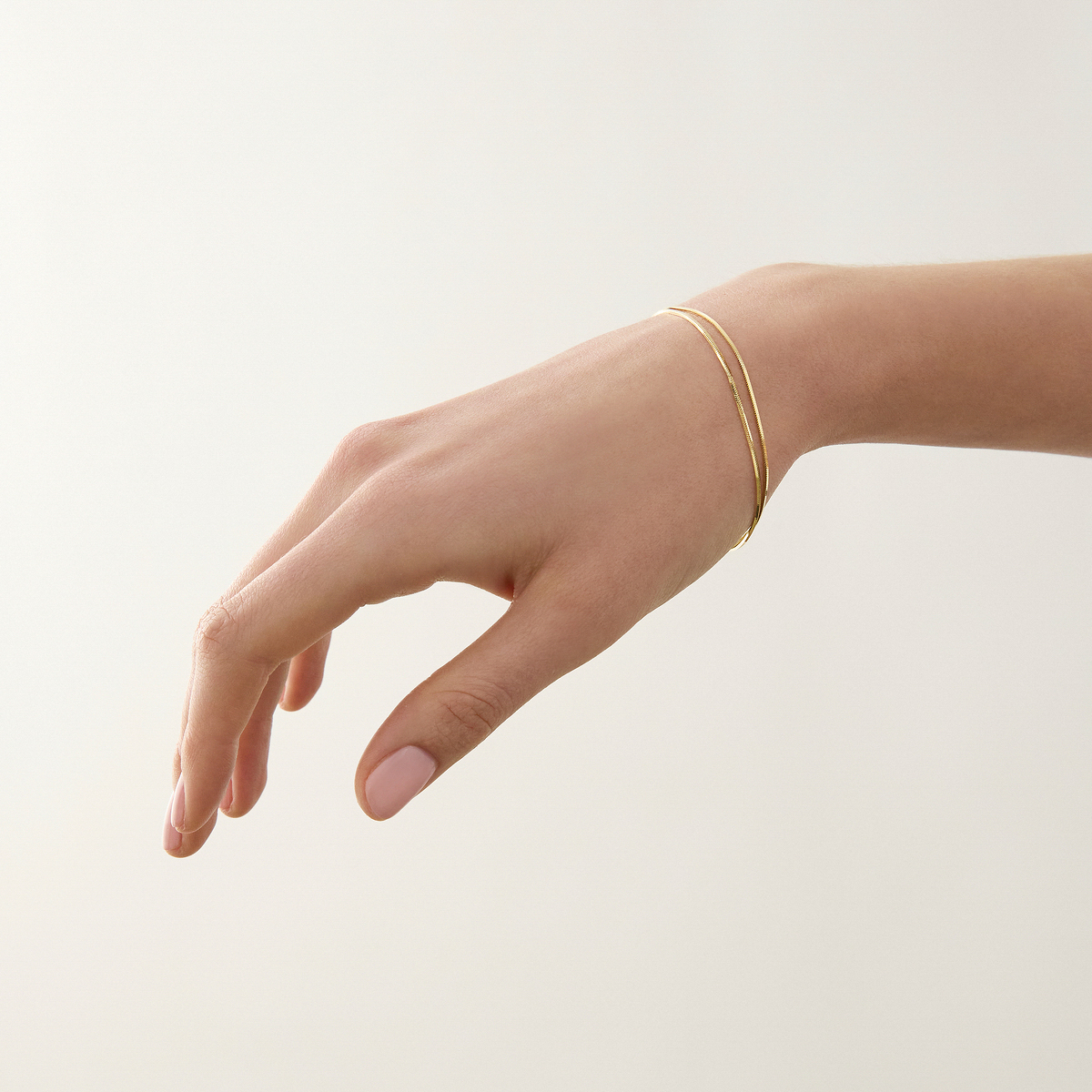 Mirage Double Chain Bracelet - Gold Plated