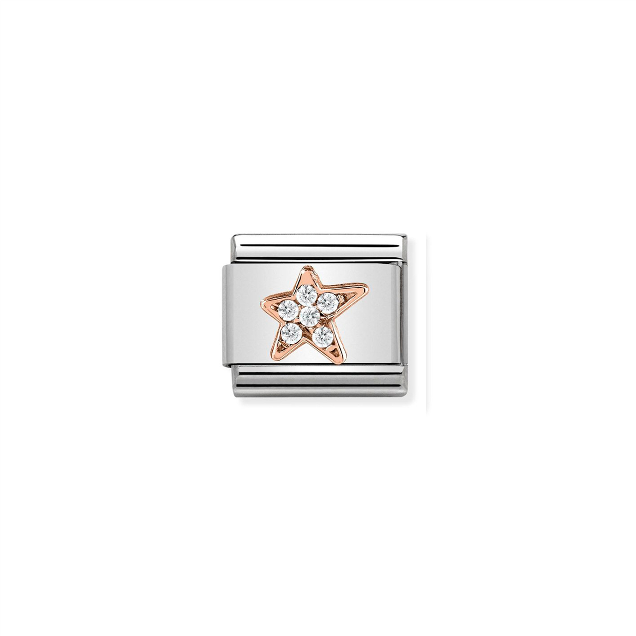 Composable Classic Link 430302/16 Rose Gold Asymmetric Star with CZ