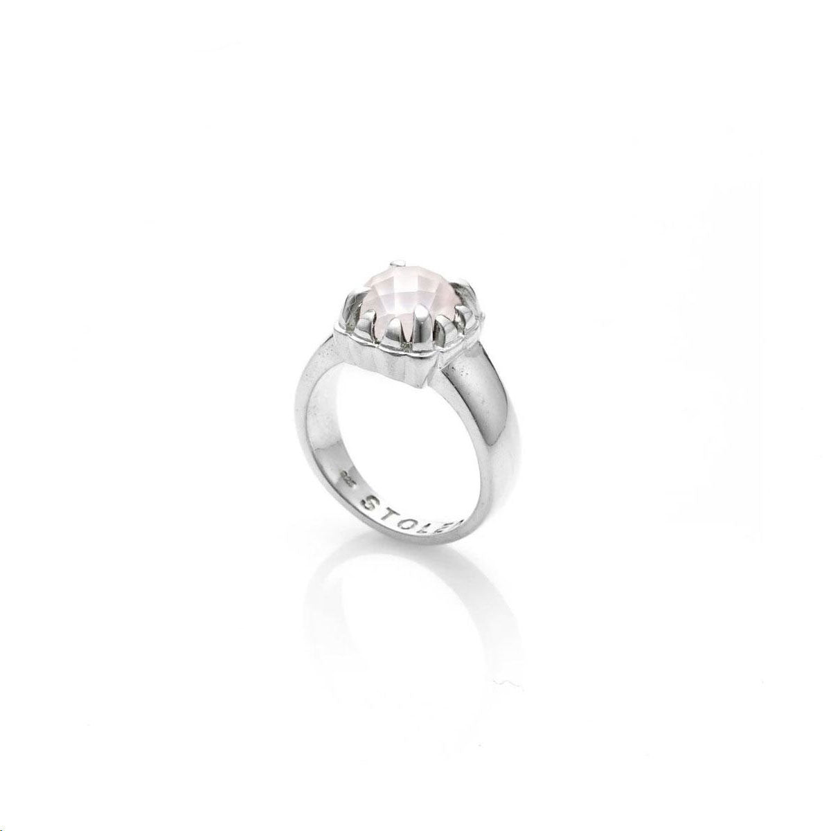 Baby Claw Ring - Rose Quartz