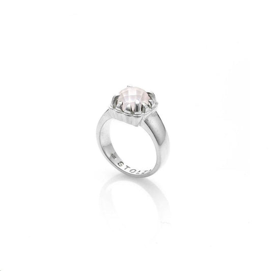 Baby Claw Ring - Rose Quartz