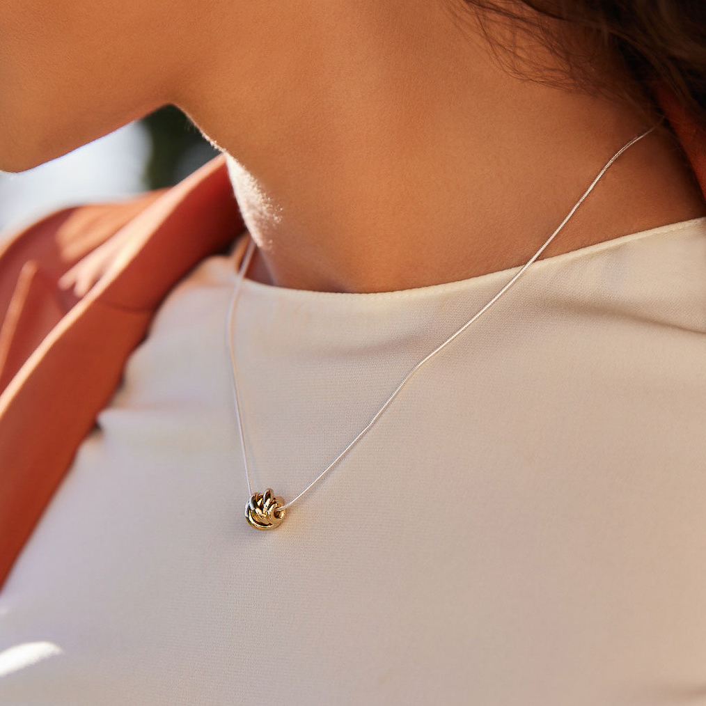 Nest Necklace - Gold Plated