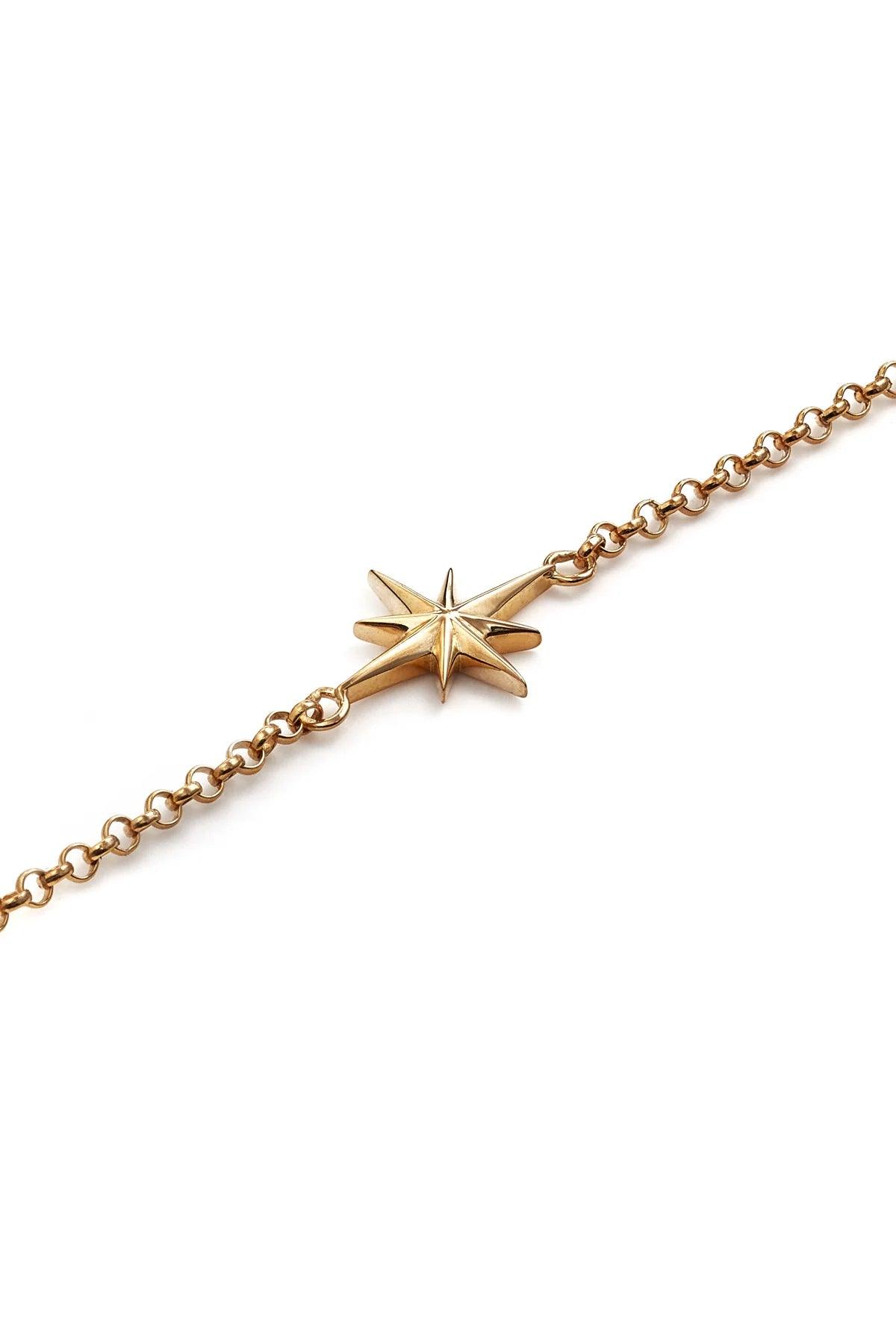 North Star Bracelet - Gold Plated - Jamies Jewellers