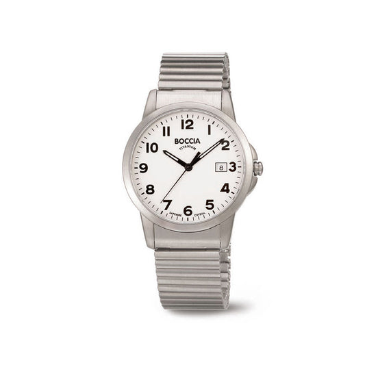 604-19 Titanium Watch with Expanding Strap