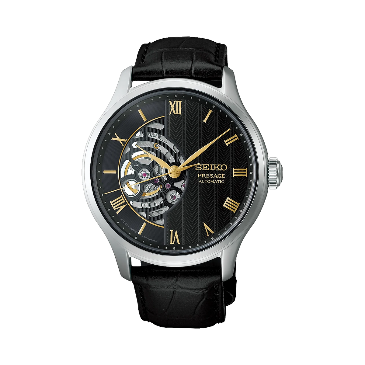 Seiko - HCB008J Presage 'Moonlight Black' Japanese Zen Garden Automatic Watch