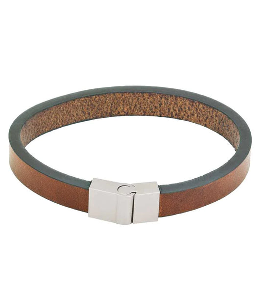 Lewis 21.5cm Bracelet Leather Tan