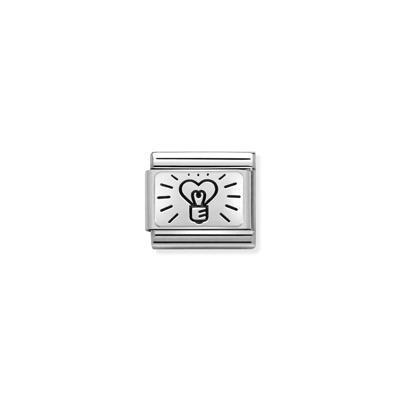 Composable Classic Link 330109/60 Love With Light Bulb In Silver