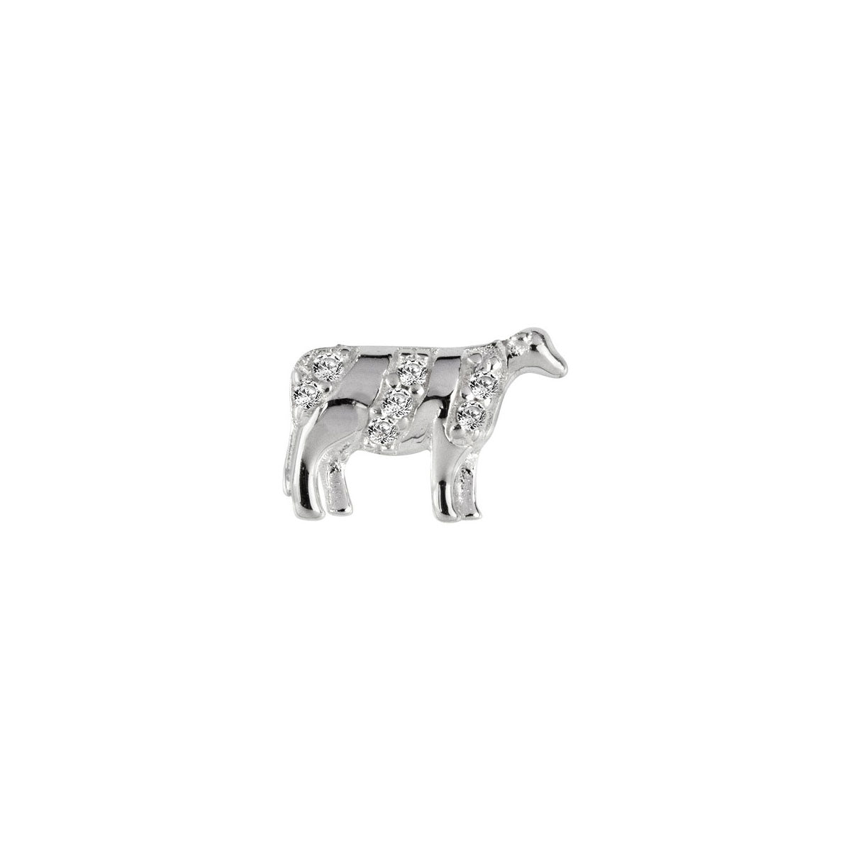 Sterling Silver Cow - Kind