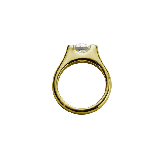 Gold Eternity Ring - Romance