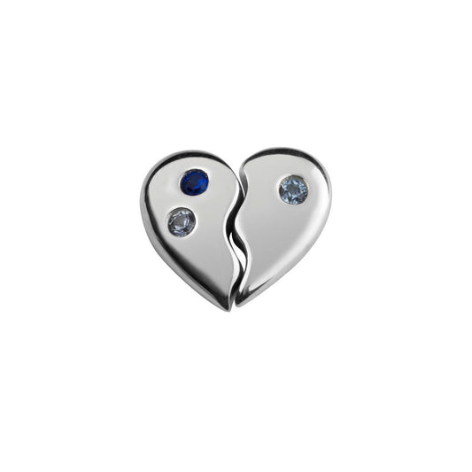 Sterling Silver Piece Of My Heart (Duo) - Forever Loved