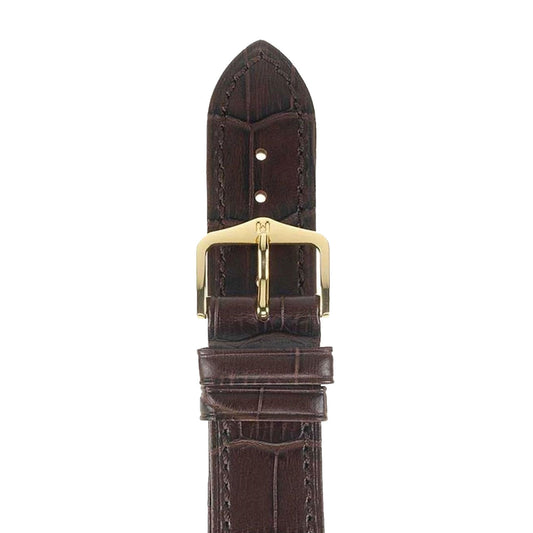 Duke - 20mm Brown Long Leather Watch Strap