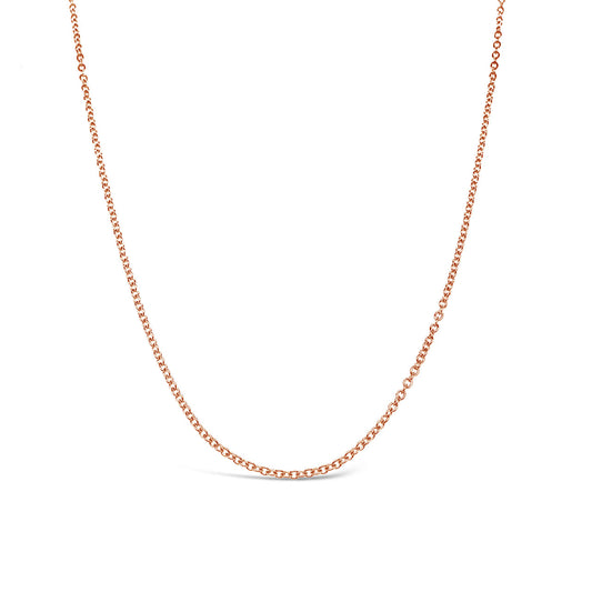 50cm 9k Rose Gold Adjustable RCA40 Cable Chain