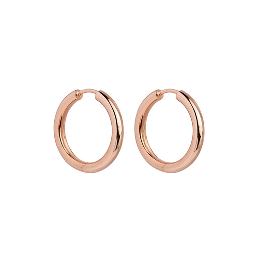 Rose Subtle Huggie Earring