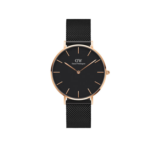 Petite 36mm Ashfield - Black & Rose Gold Watch