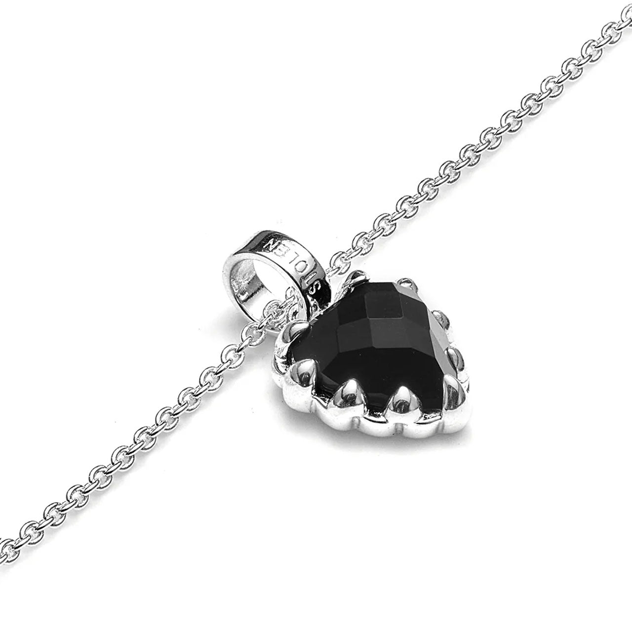Mini Love Claw Necklace Onyx