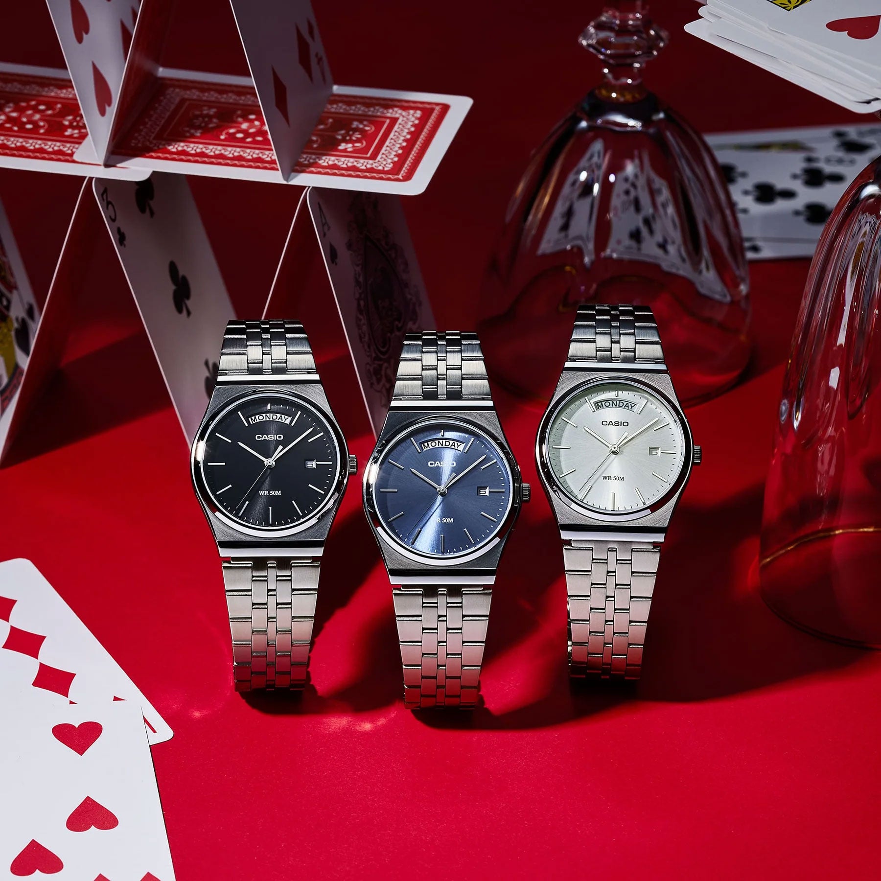 Casio Mens Classic Retro Watch - MTPB140D-1A