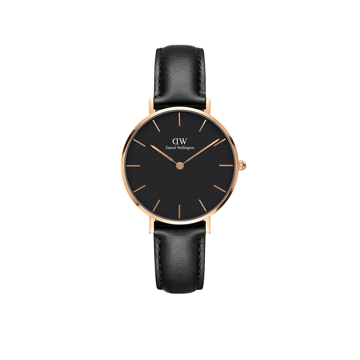 Petite 32mm Sheffield - Black & Rose Gold Watch