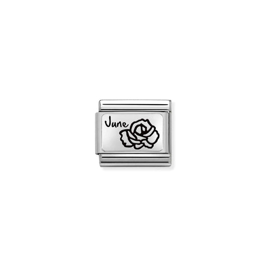 Composable Classic Link 330112/18 June Flower In 925 Silver