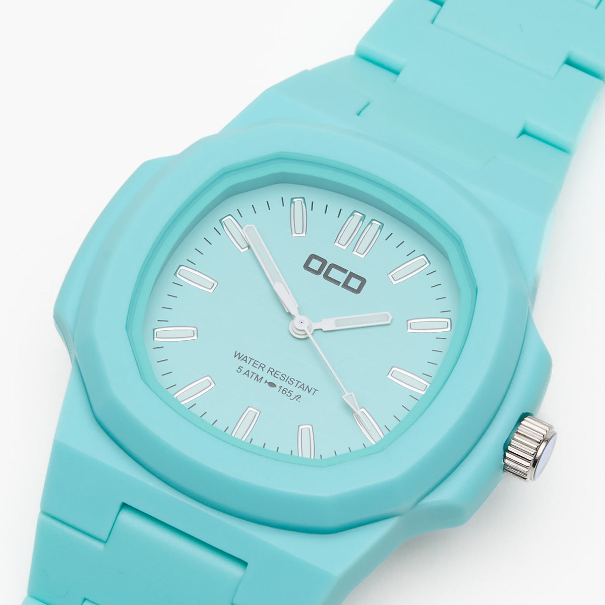 Turquoise Unisex Fashion Bright Colour Pop Watch