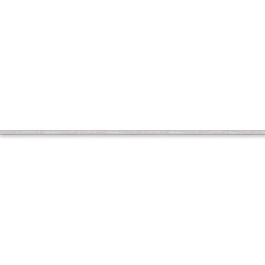60cm Sterling Silver CDT120 Round Snake Chain