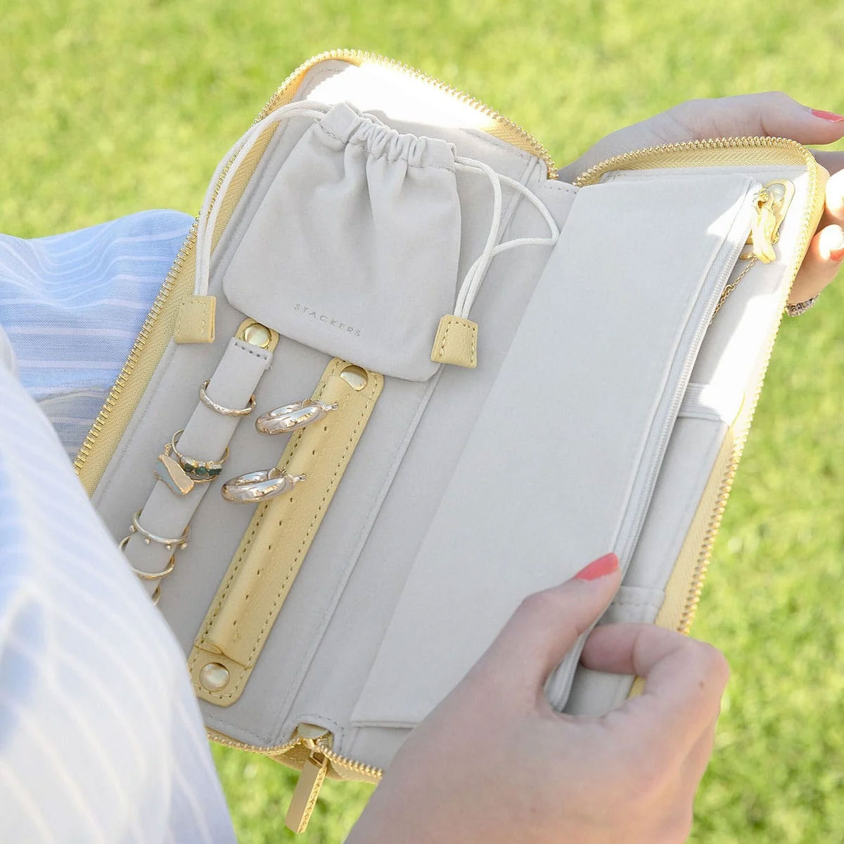 Yellow Jewellery Wallet