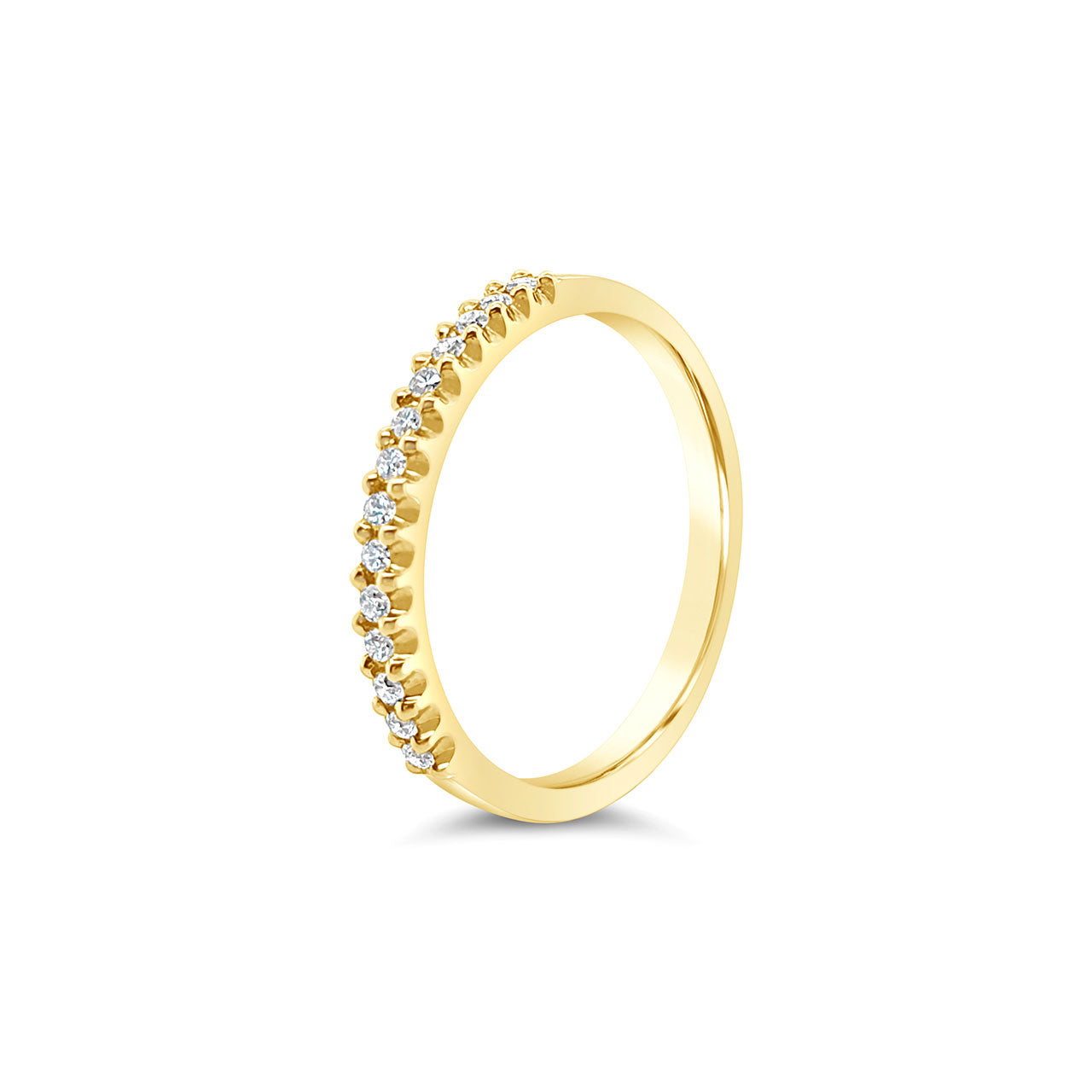 9k Yellow Gold Diamond Anniversary Band
