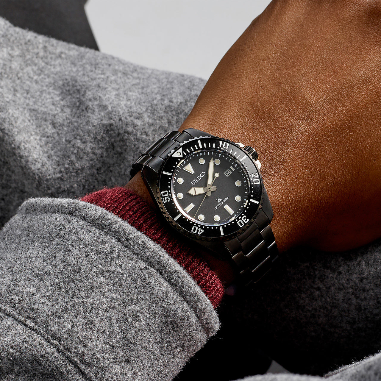 Seiko - SNE599P Prospex All Black Compact Mechanical Diver’s Watch