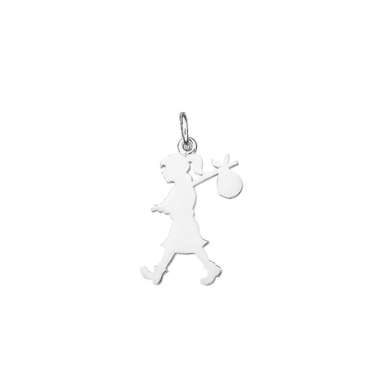 Sterling Silver Runaway Girl (Large) Charm
