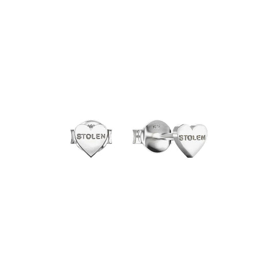 Tiny Stolen Heart Earrings