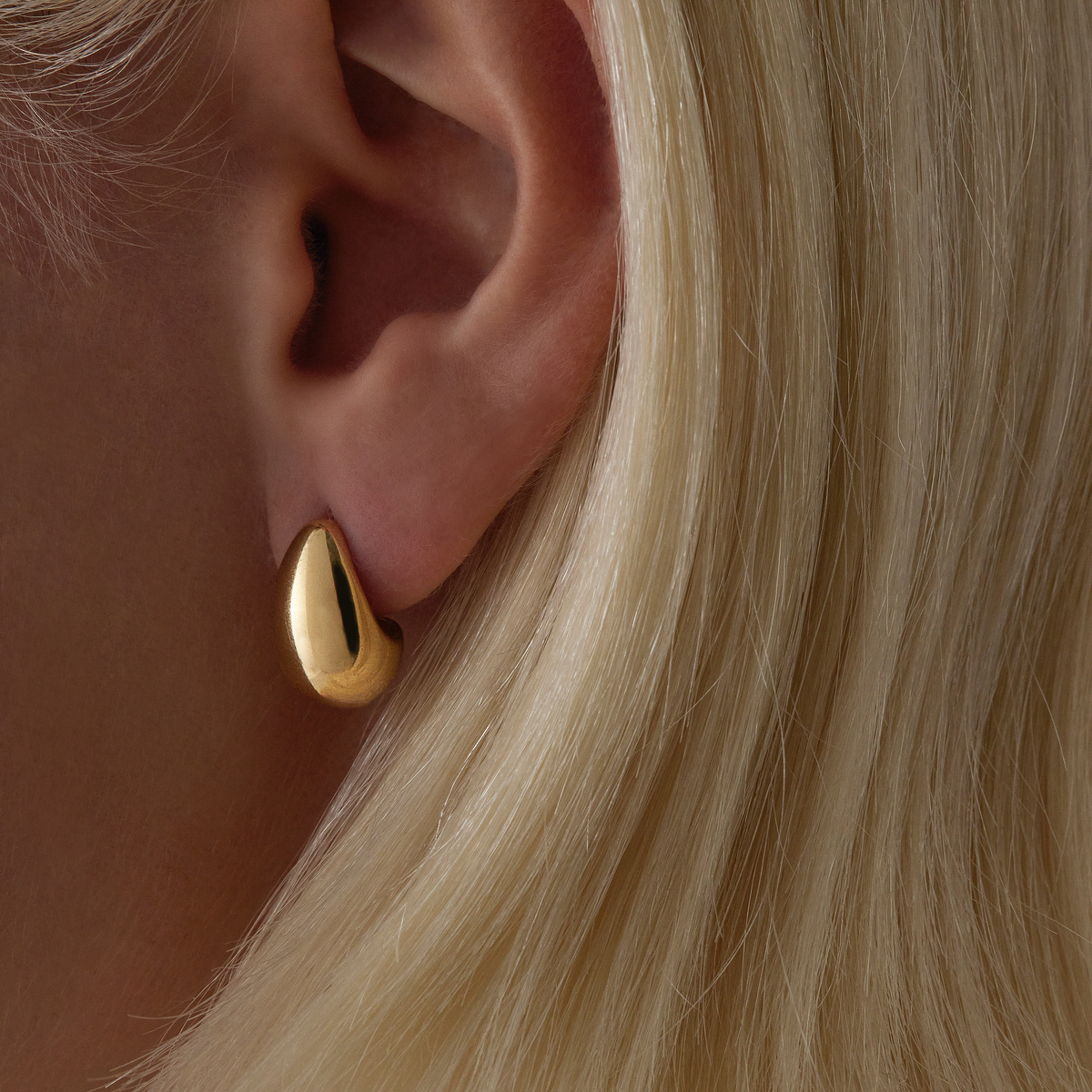 Baby Umbra Earrings Gold
