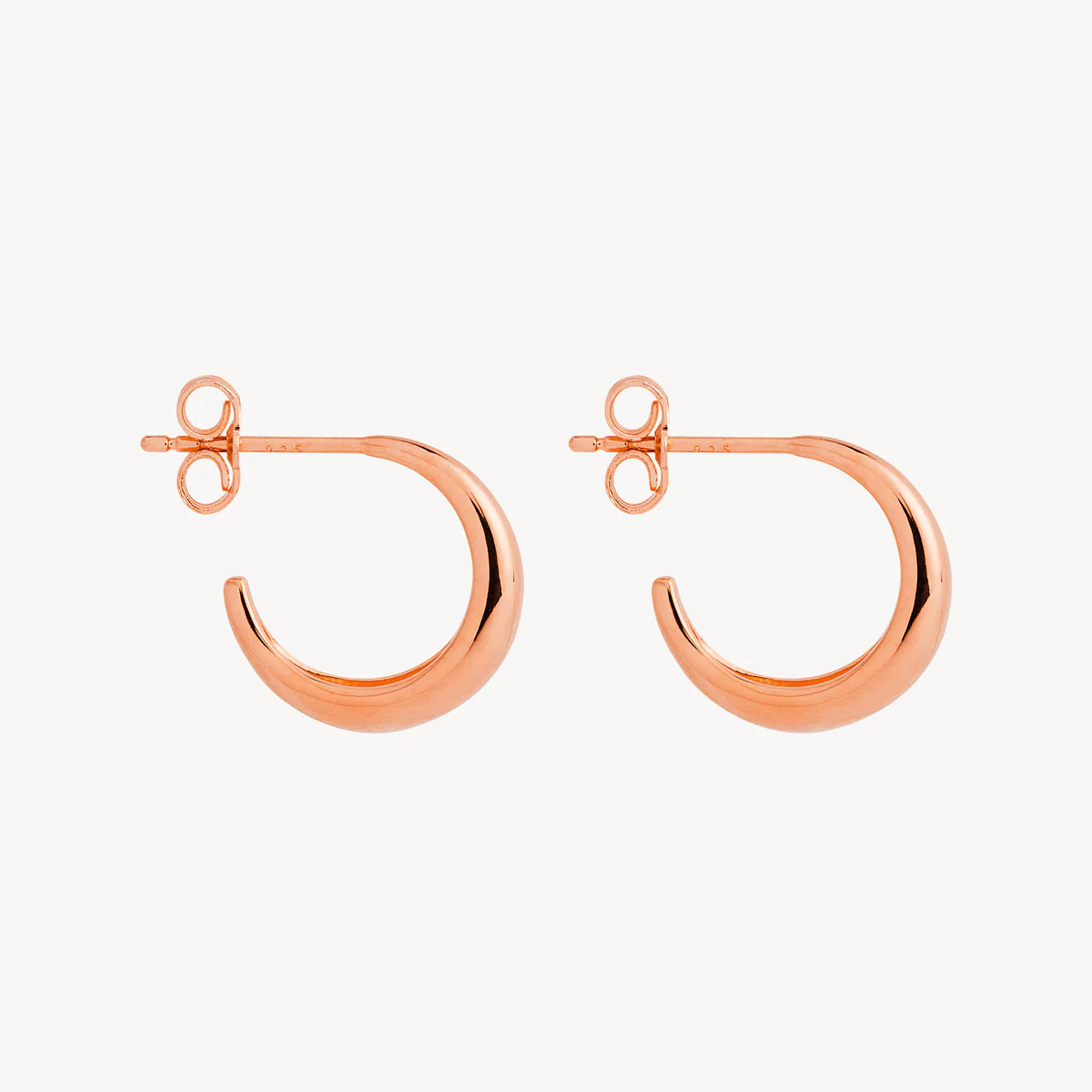 La Muse Stud Earrings - Rose Gold Plated
