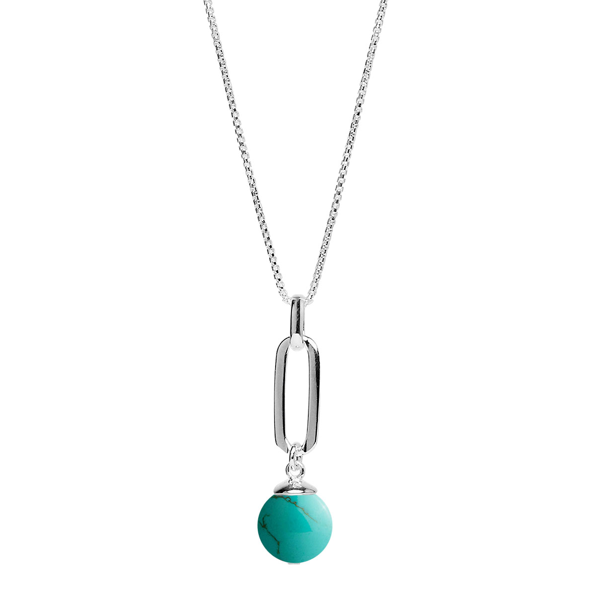 The Enchantress Turquoise Pendant Necklace