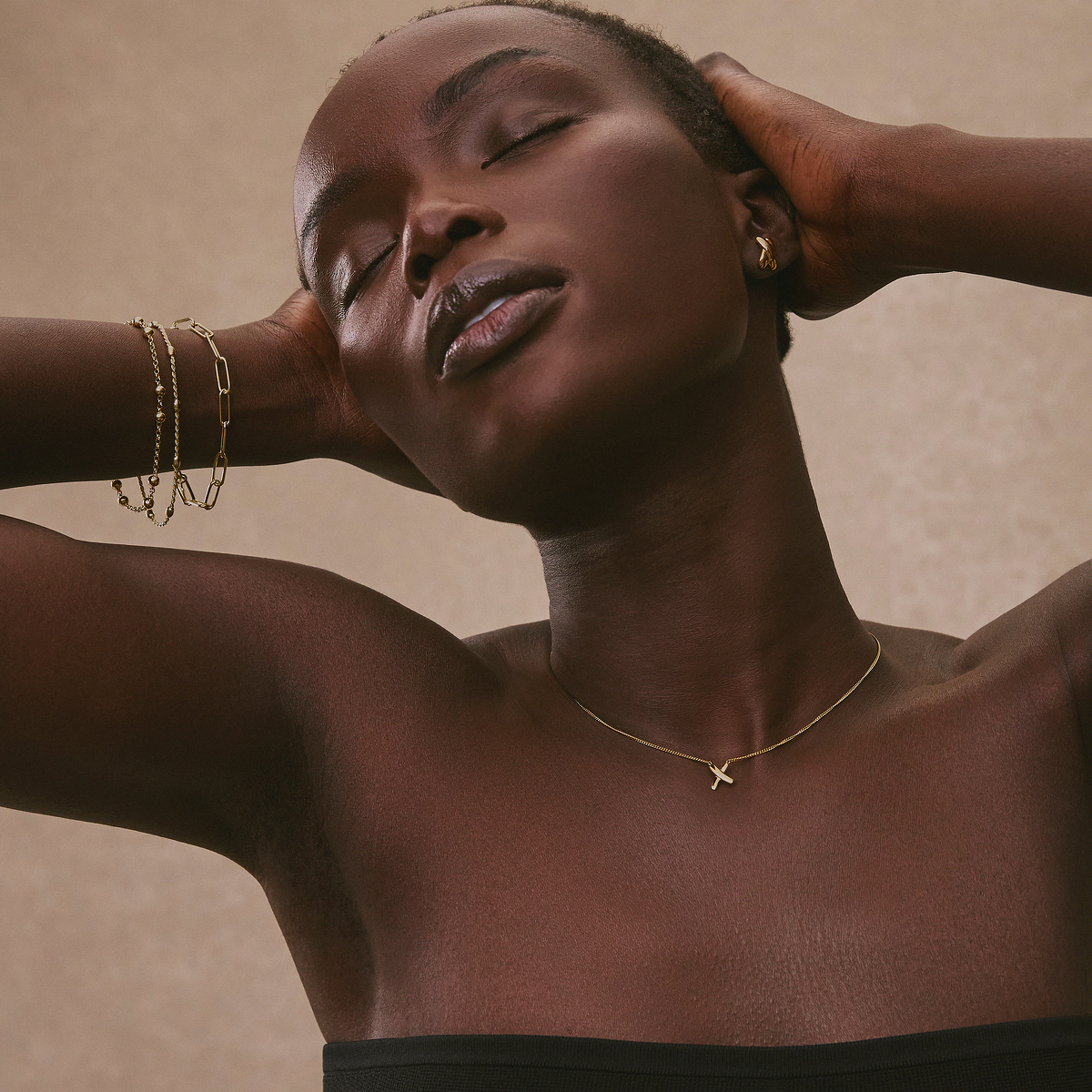 Bisous Necklace - Gold Plated