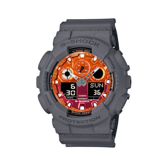 G-Shock Flame Inside Series - Orange - GA100FL-8A