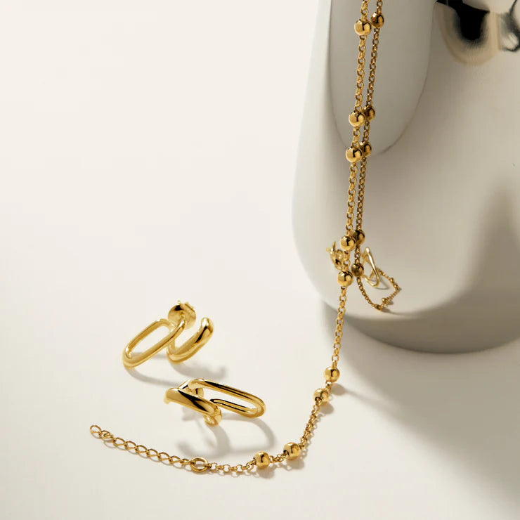 The Illusionist Earrings - Gold Plated
