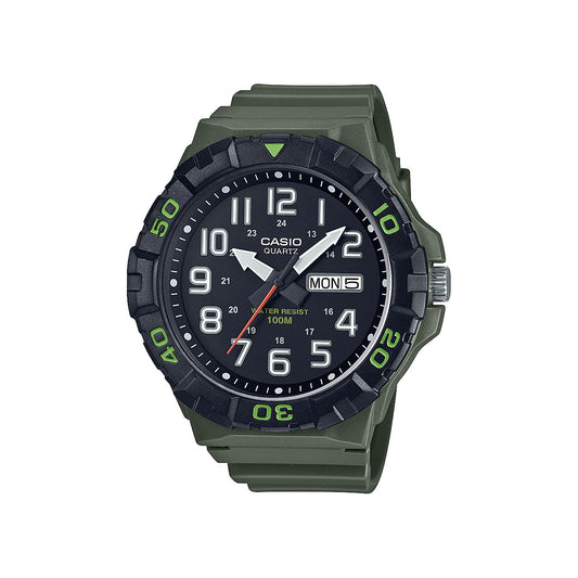 Casio Green Sports Analogue Watch - MRW210H-3A