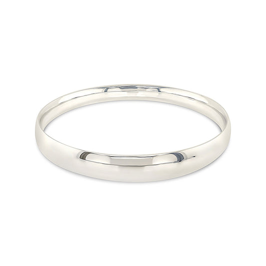 Sterling Silver 8mm Wide Bangle