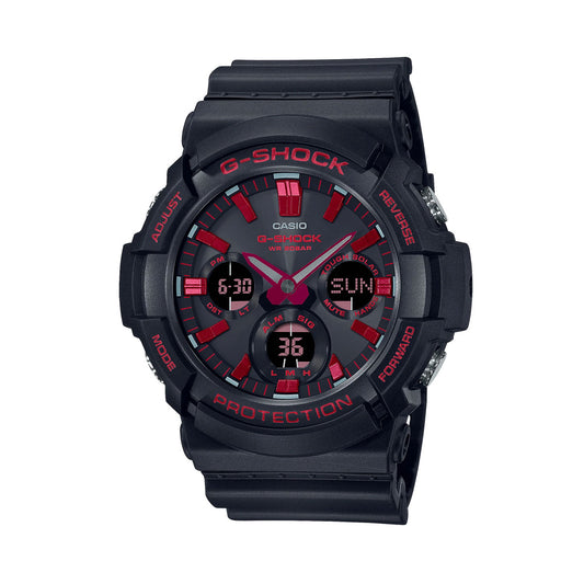 Red Ignite Series - Black & Red Tough Solar - GAS100BNR-1A