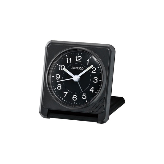 QHT015-K - Black Travel Clock