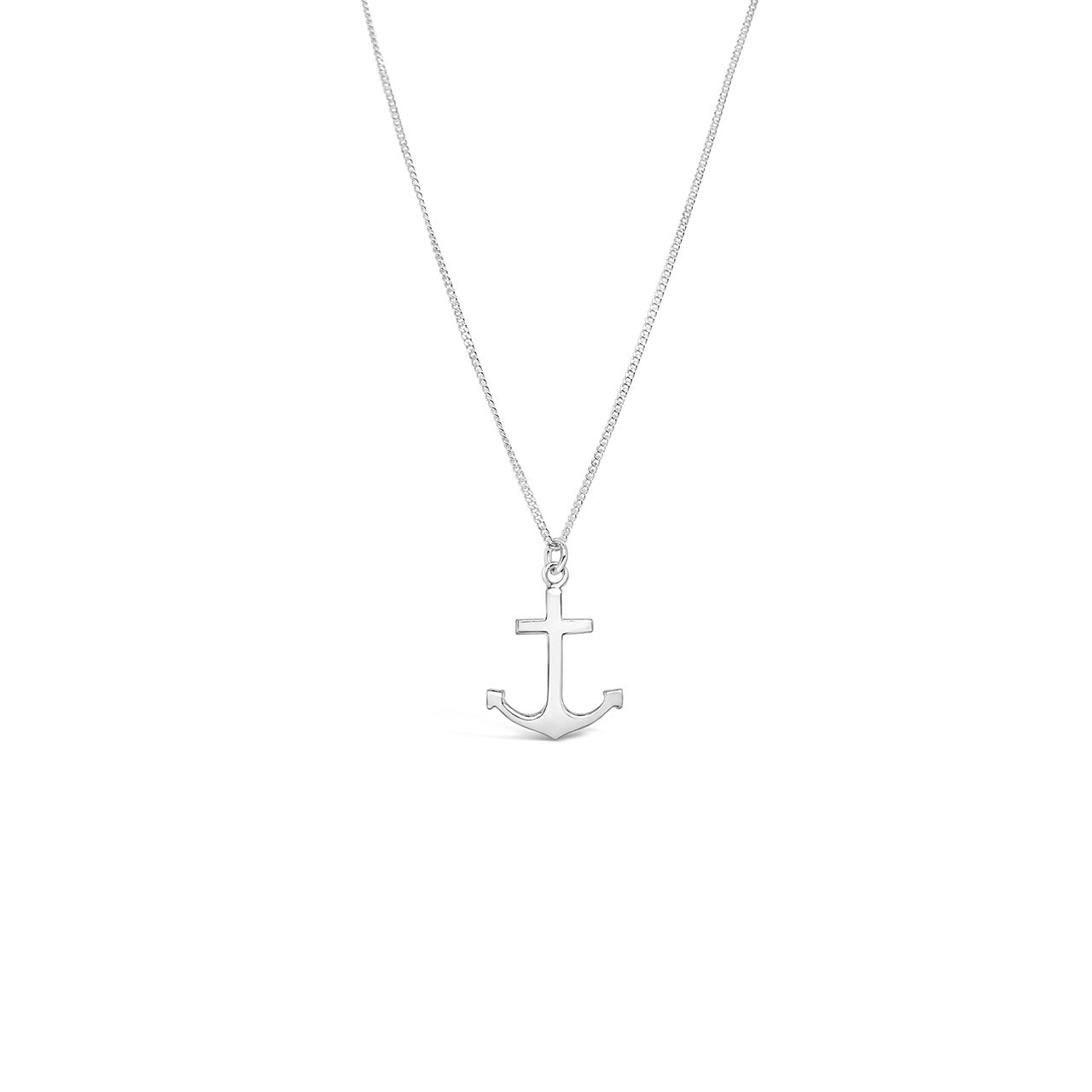 Sterling Silver Anchor Pendant