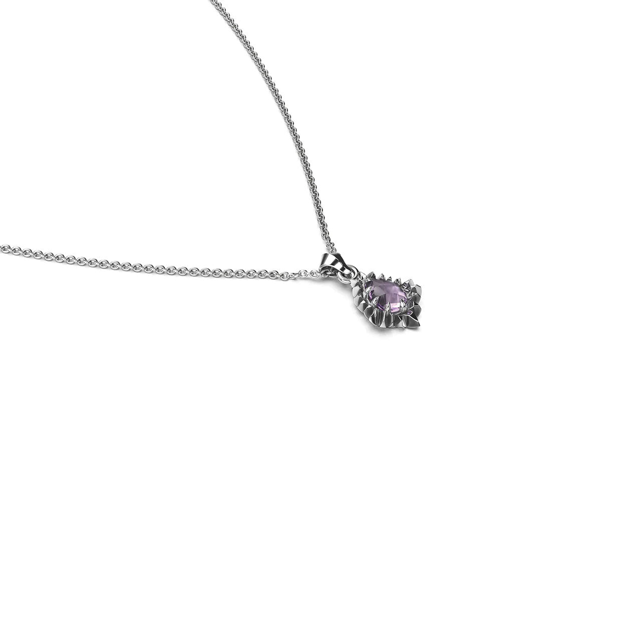 Jagged Teardrop Necklace