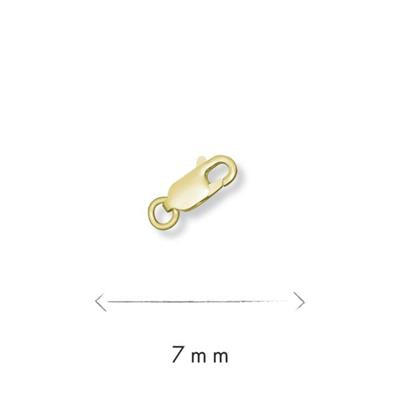 9k Yellow Gold 7mm Lobster Clasp