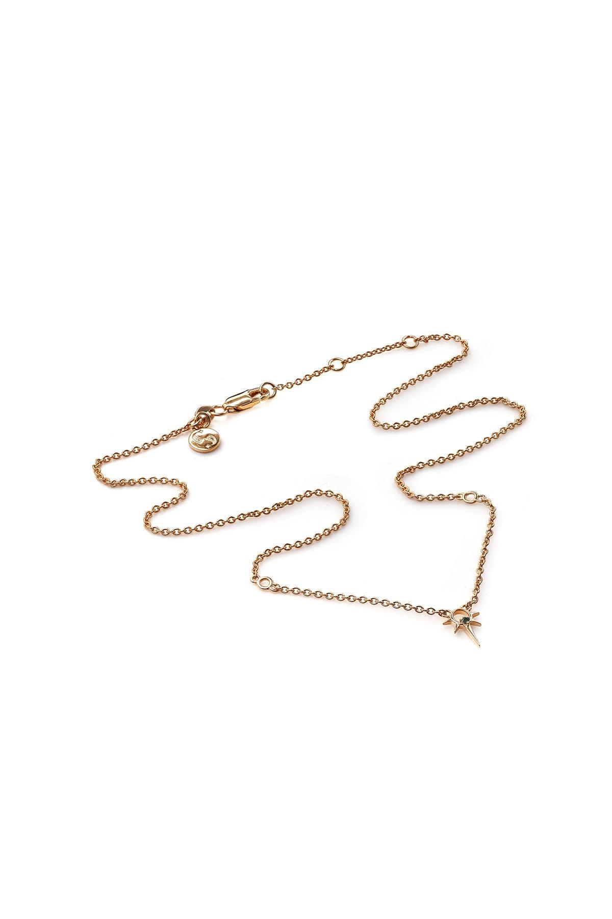 Micro Spike Necklace - Gold Plated - Jamies Jewellers
