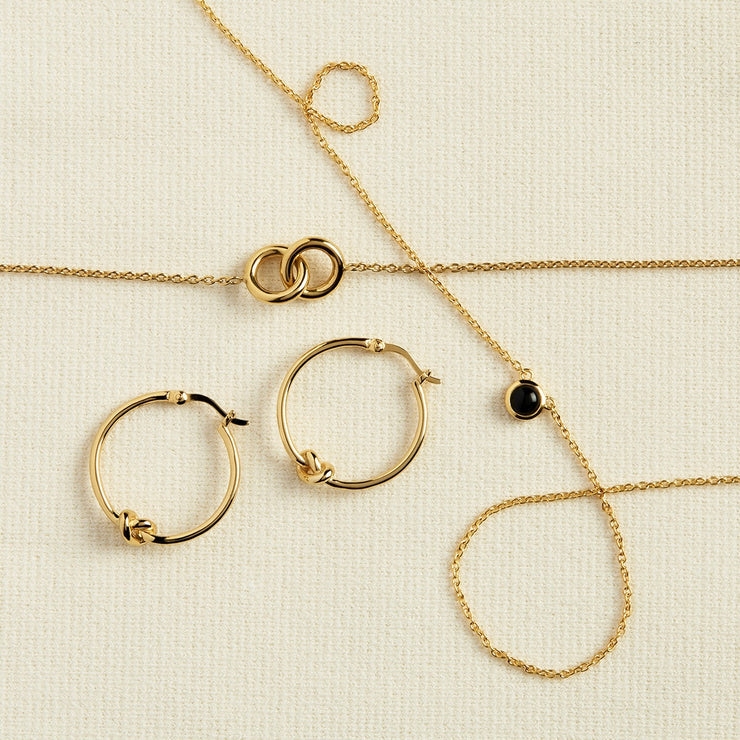 Embrace Necklace (42cm+ext) - Gold Plated