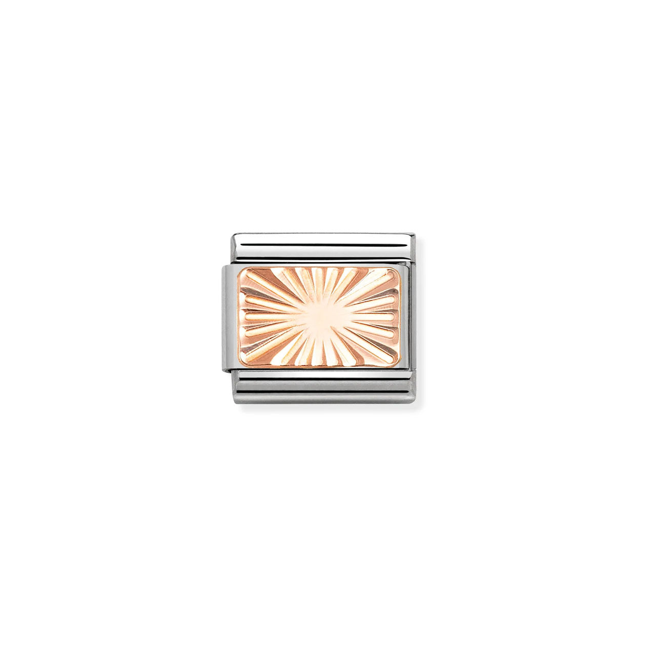 Composable Classic Link 430101/56 Etched Detail Plate In 9K Rose Gold