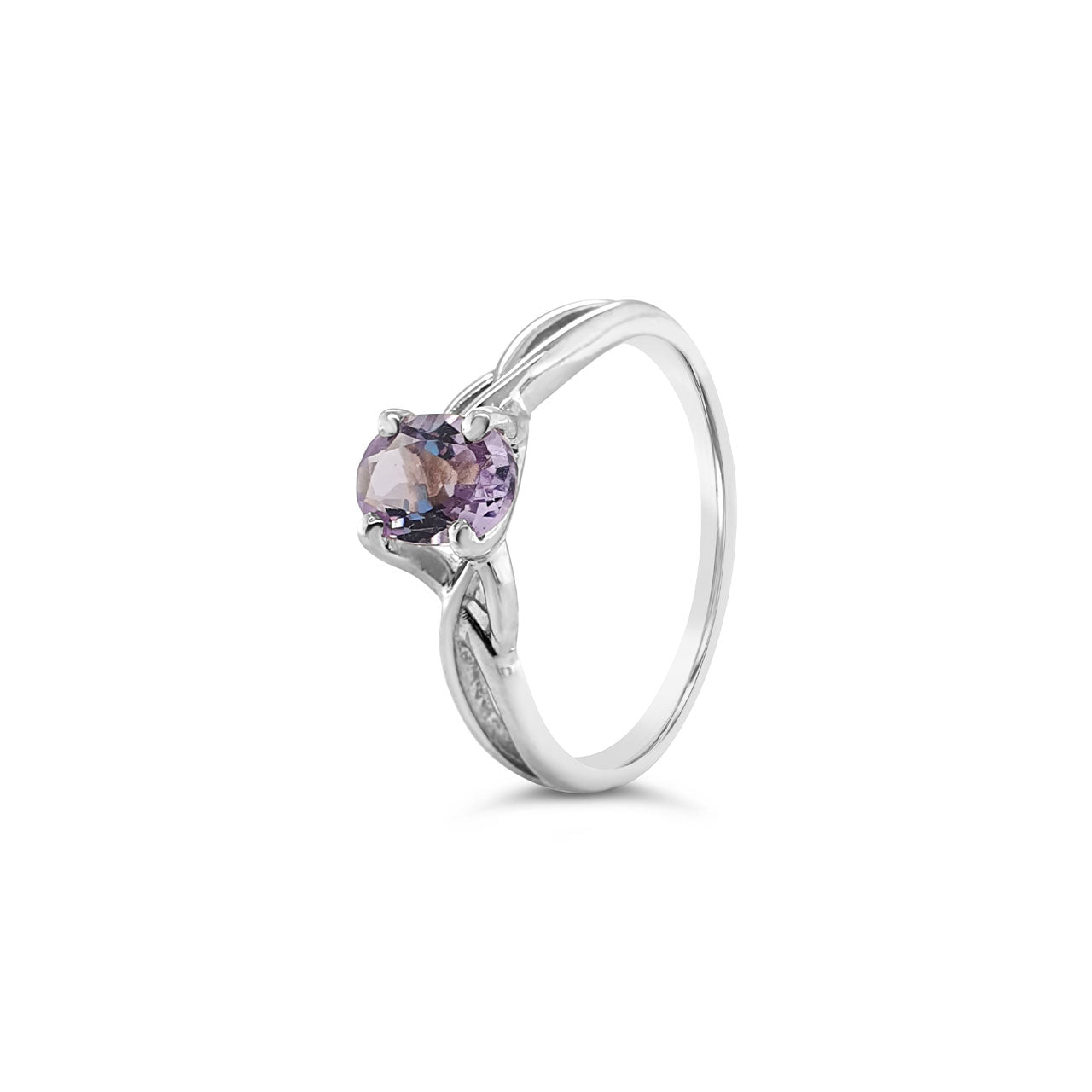Sterling Silver Amethyst Dress Ring