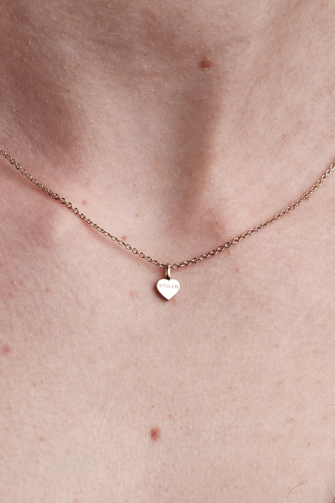 Stolen Heart Necklace - Gold Plated