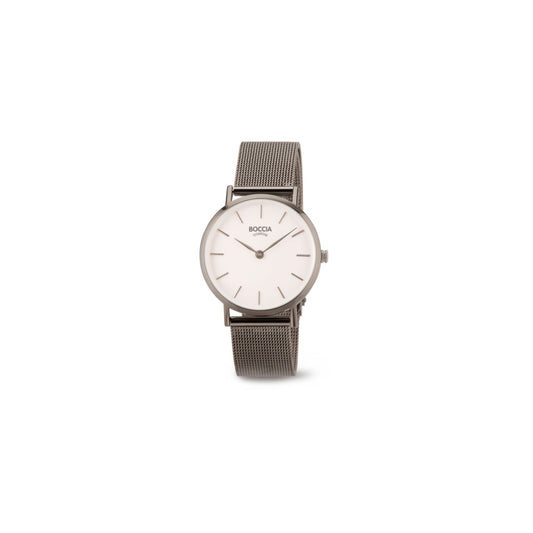 3281-04 - Ladies Gun Metal Titanium Watch